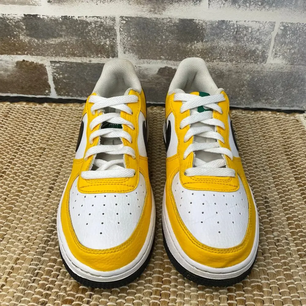 Nike Air Force 1 GS Oakland Athletics Sneakers FN8008-700 Size 5.5Y